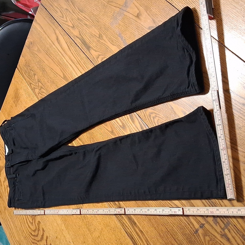 RAG & BONE Jeans Womens 24 BLACK NINA HIGH RISE ANKLE FLARE FLARED Preowned Used